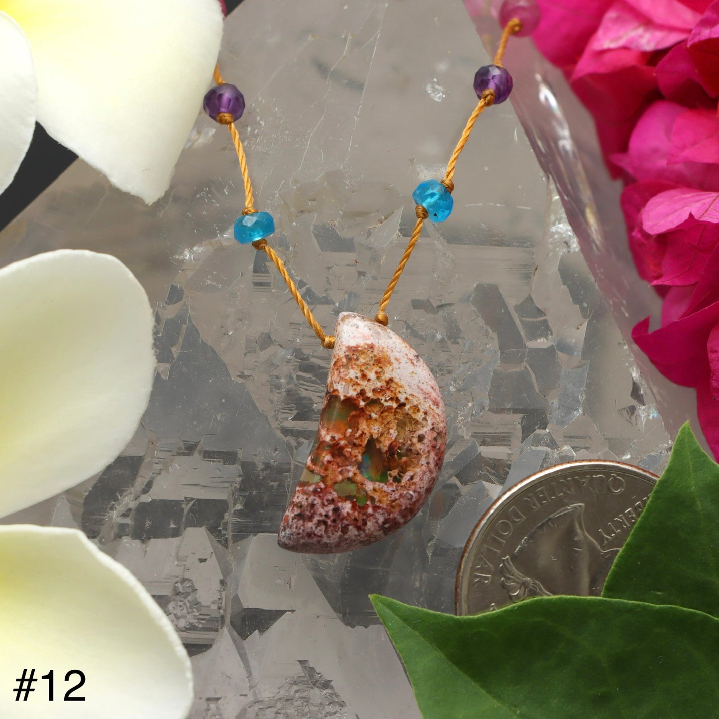 Fire Opal Rainbow Drop