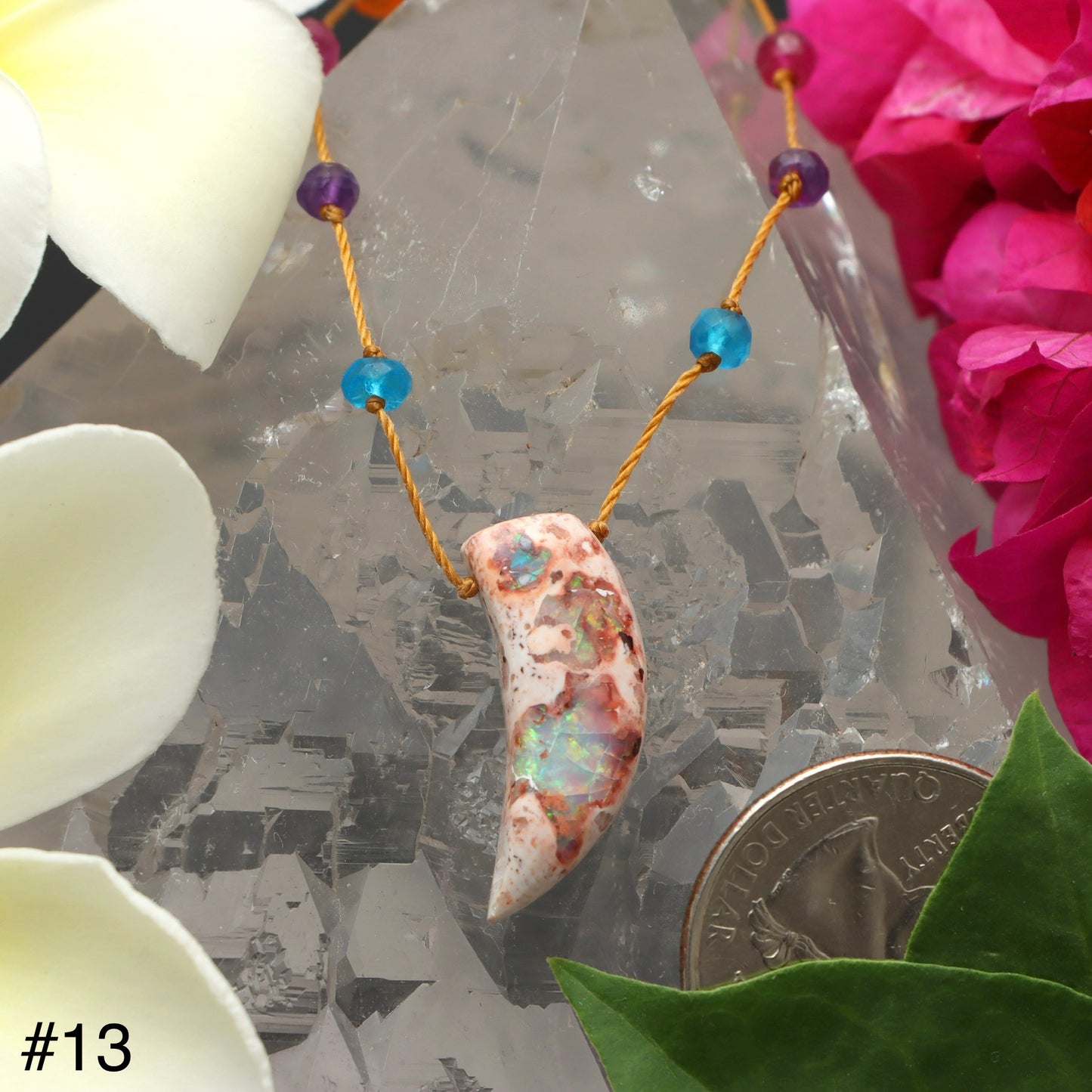Fire Opal Rainbow Drop