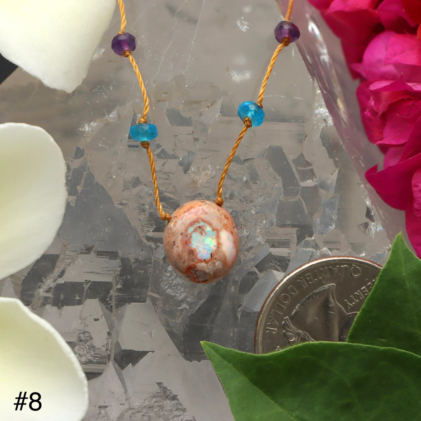 Fire Opal Rainbow Drop