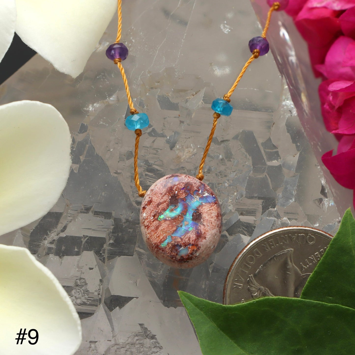 Fire Opal Rainbow Drop
