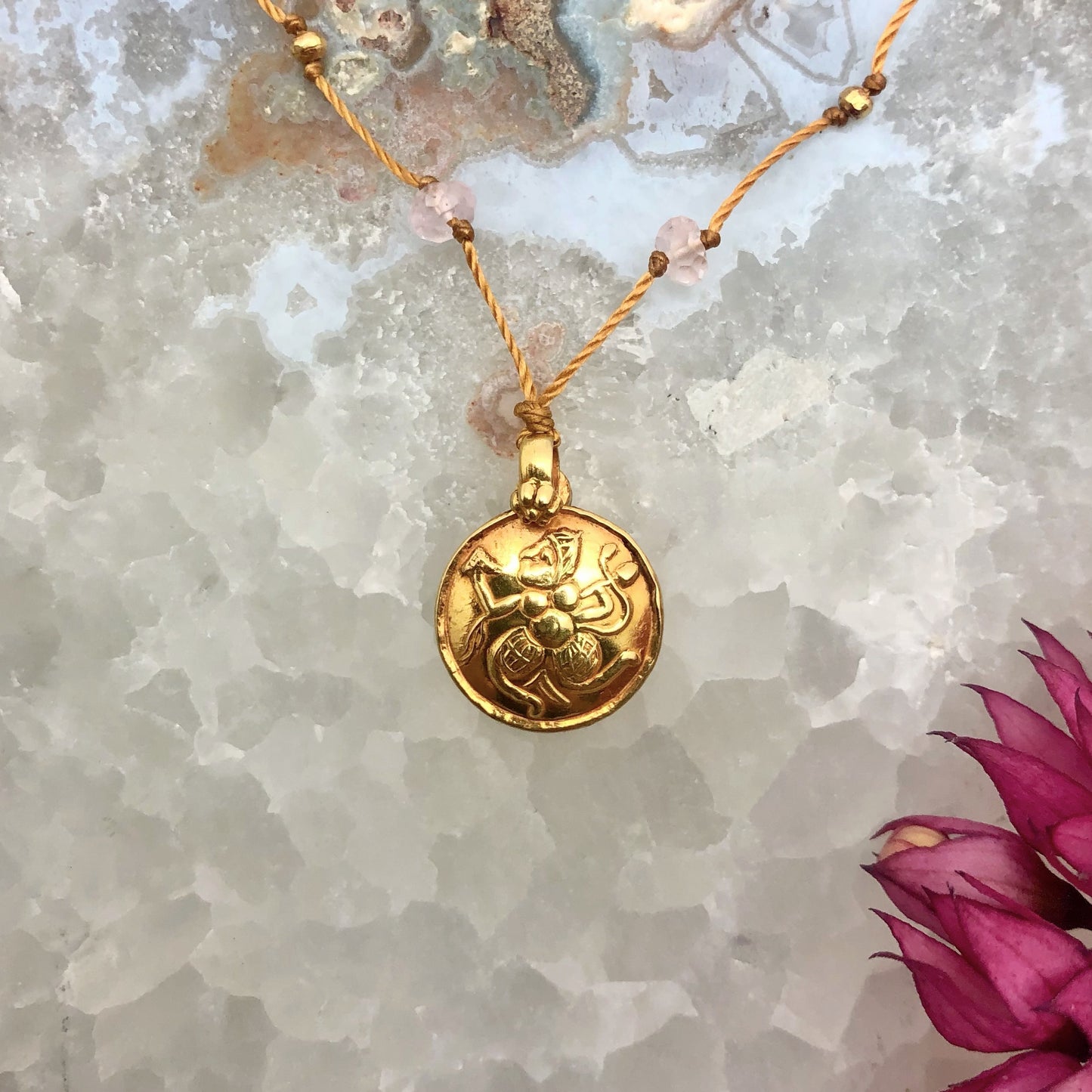 Gold Ganesha with Diamond