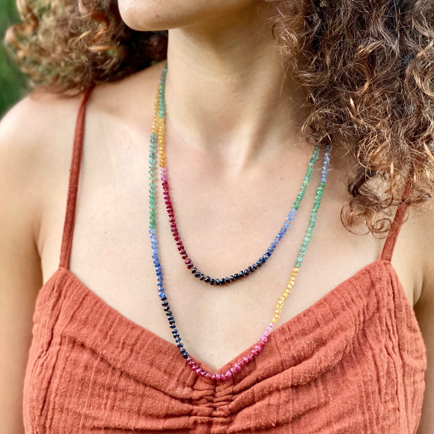 Multi Sapphire Lei