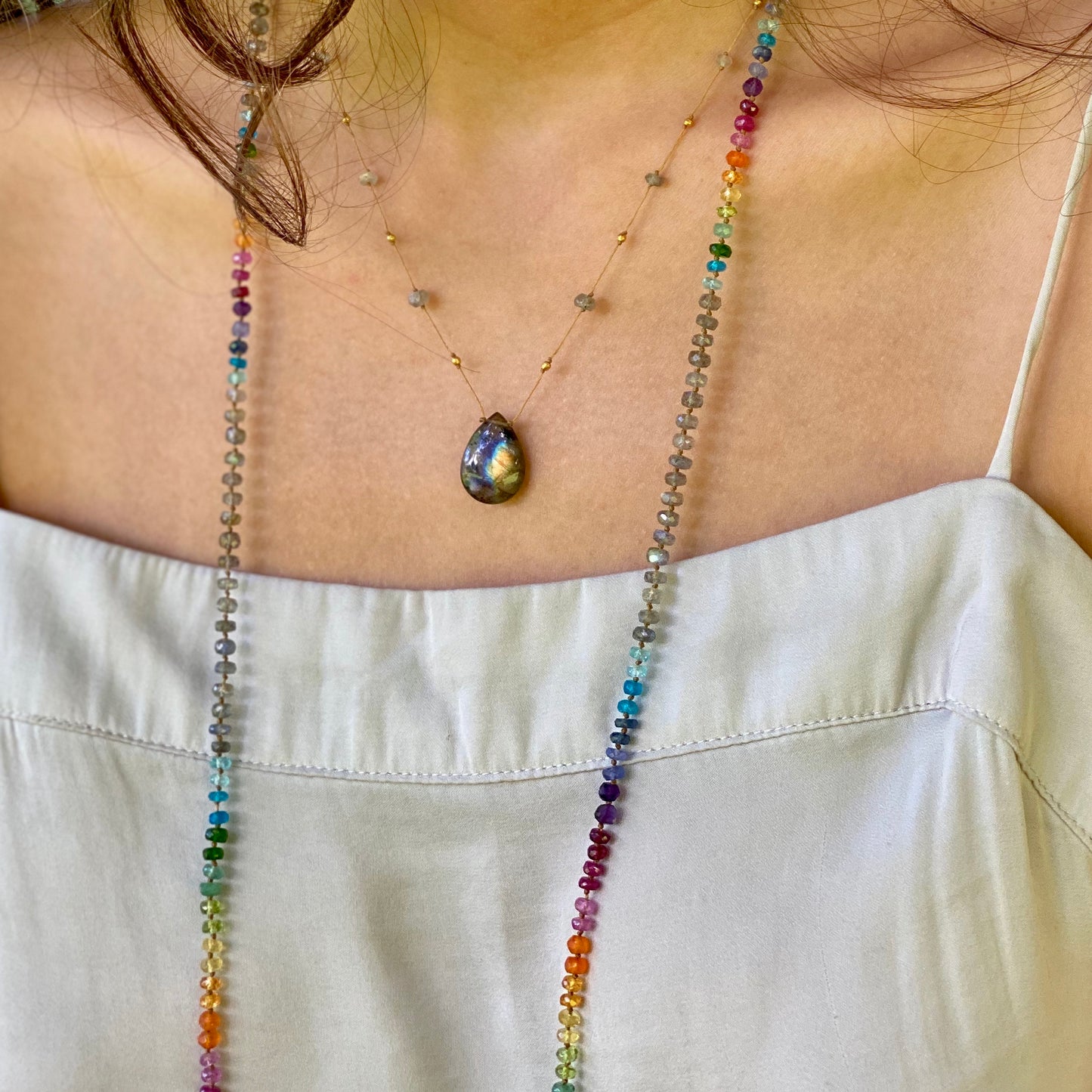 Labradorite Rainbow Lei