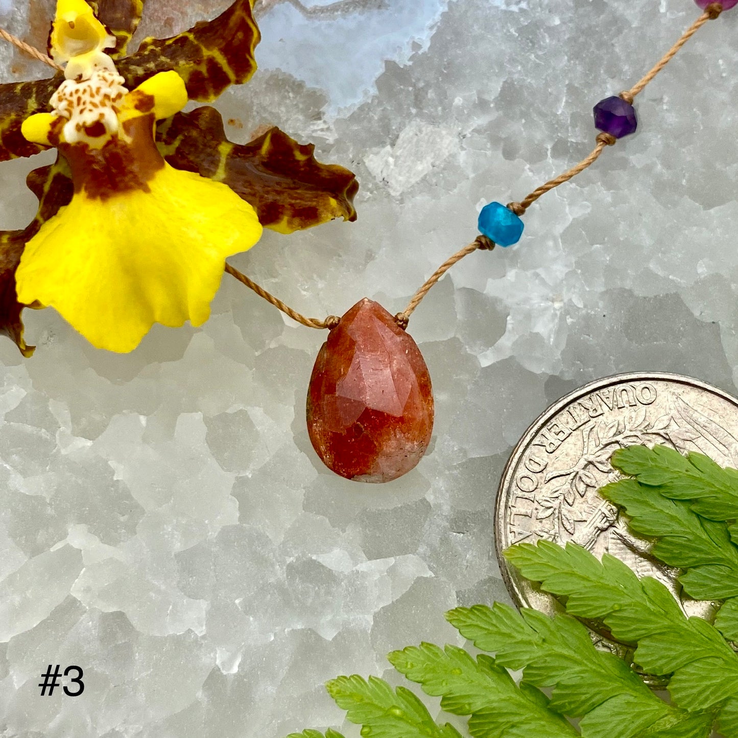Sunstone Rainbow Drop