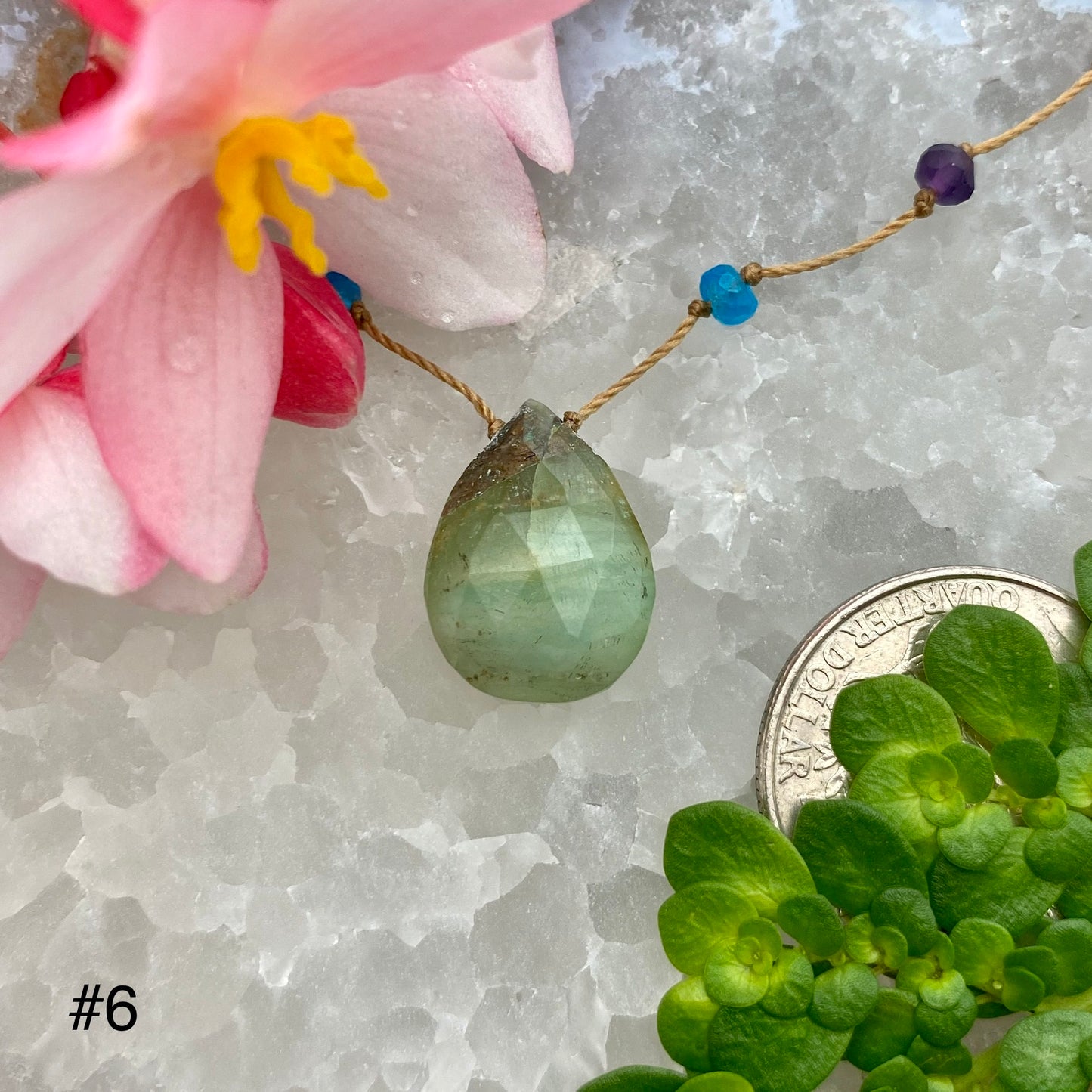 Peruvian Opal Rainbow Drop