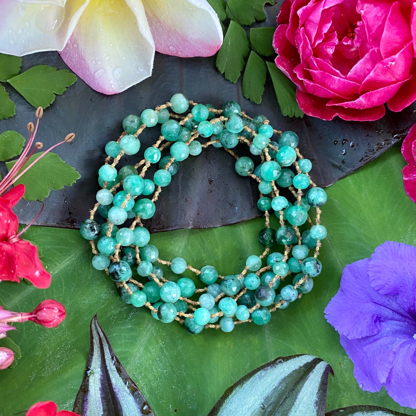 Sakota Emerald Mala