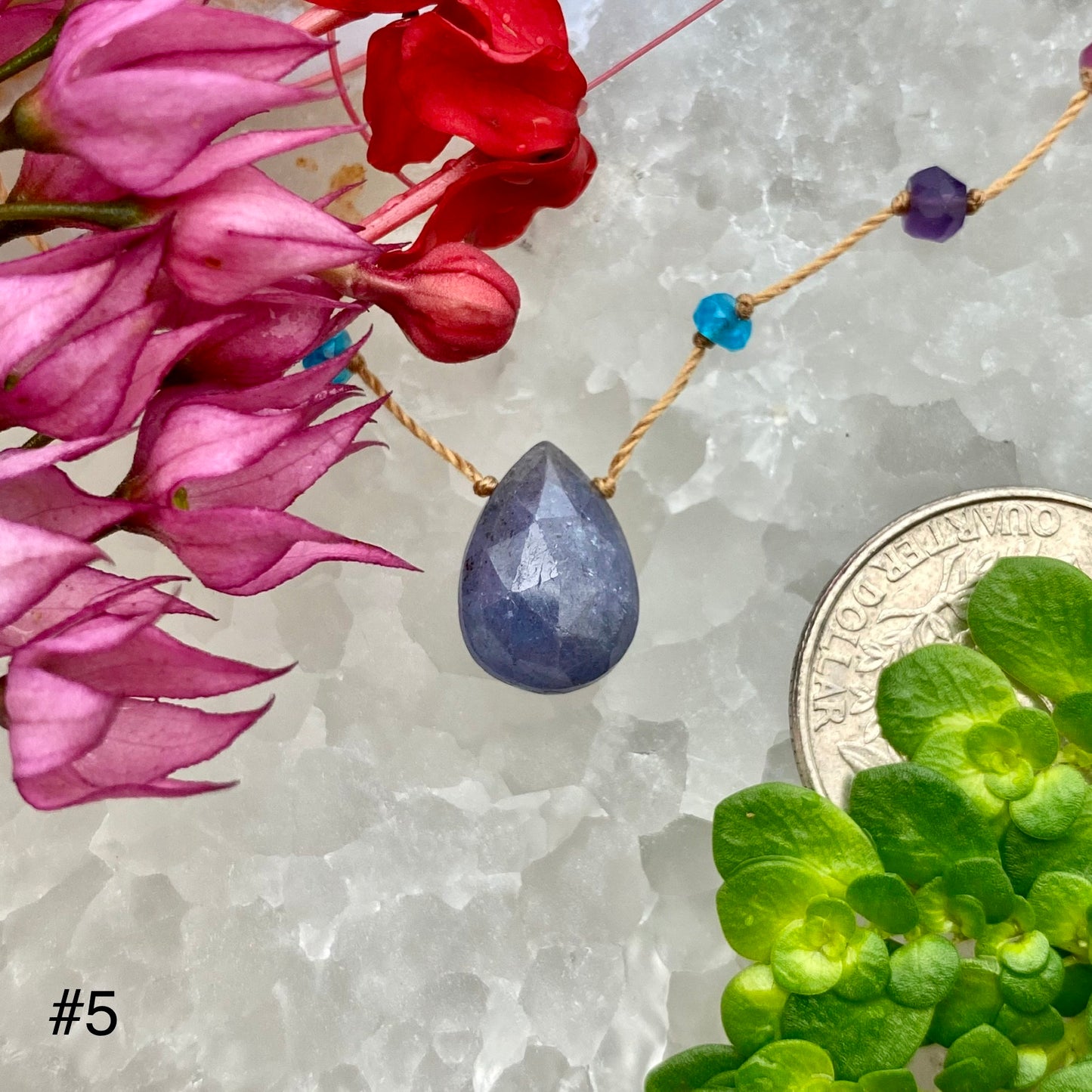 Tanzanite Rainbow Drop