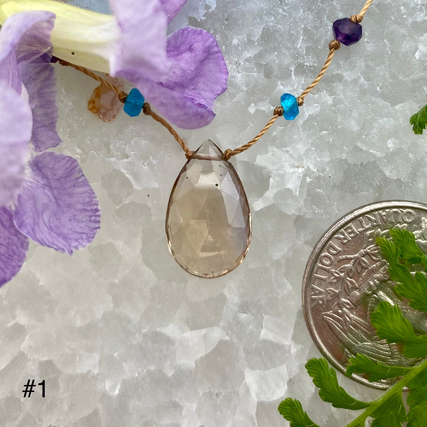 Ametrine Rainbow Drop