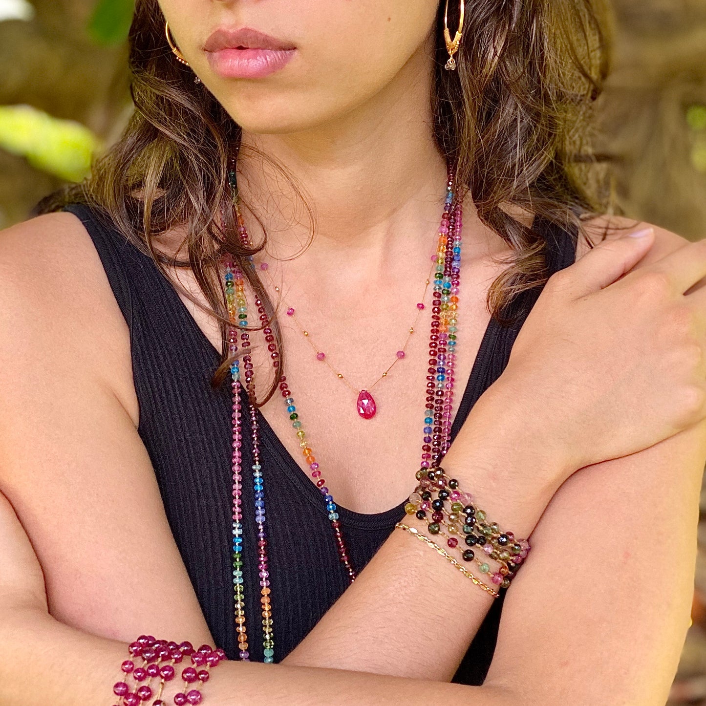 Tourmaline Mala