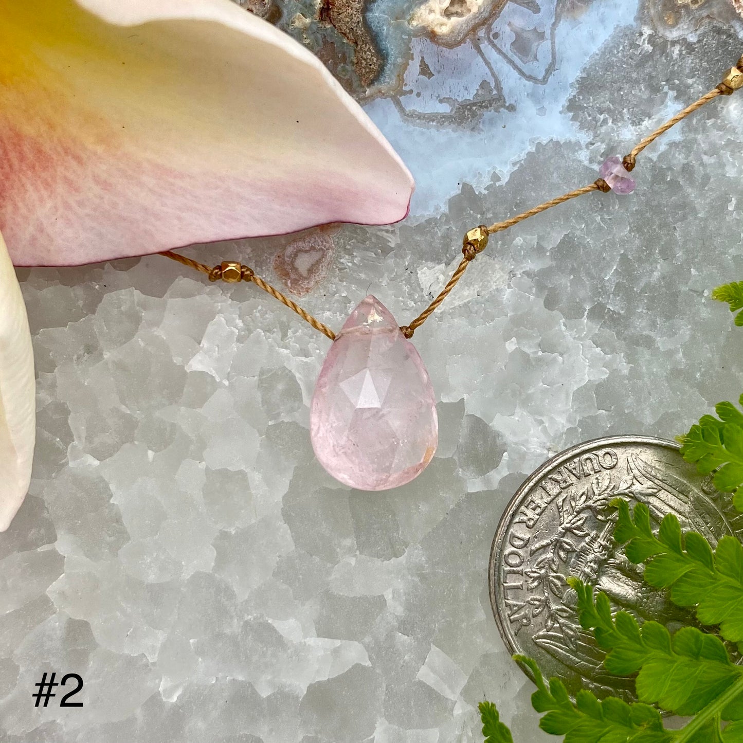 Morganite Alohi Drop