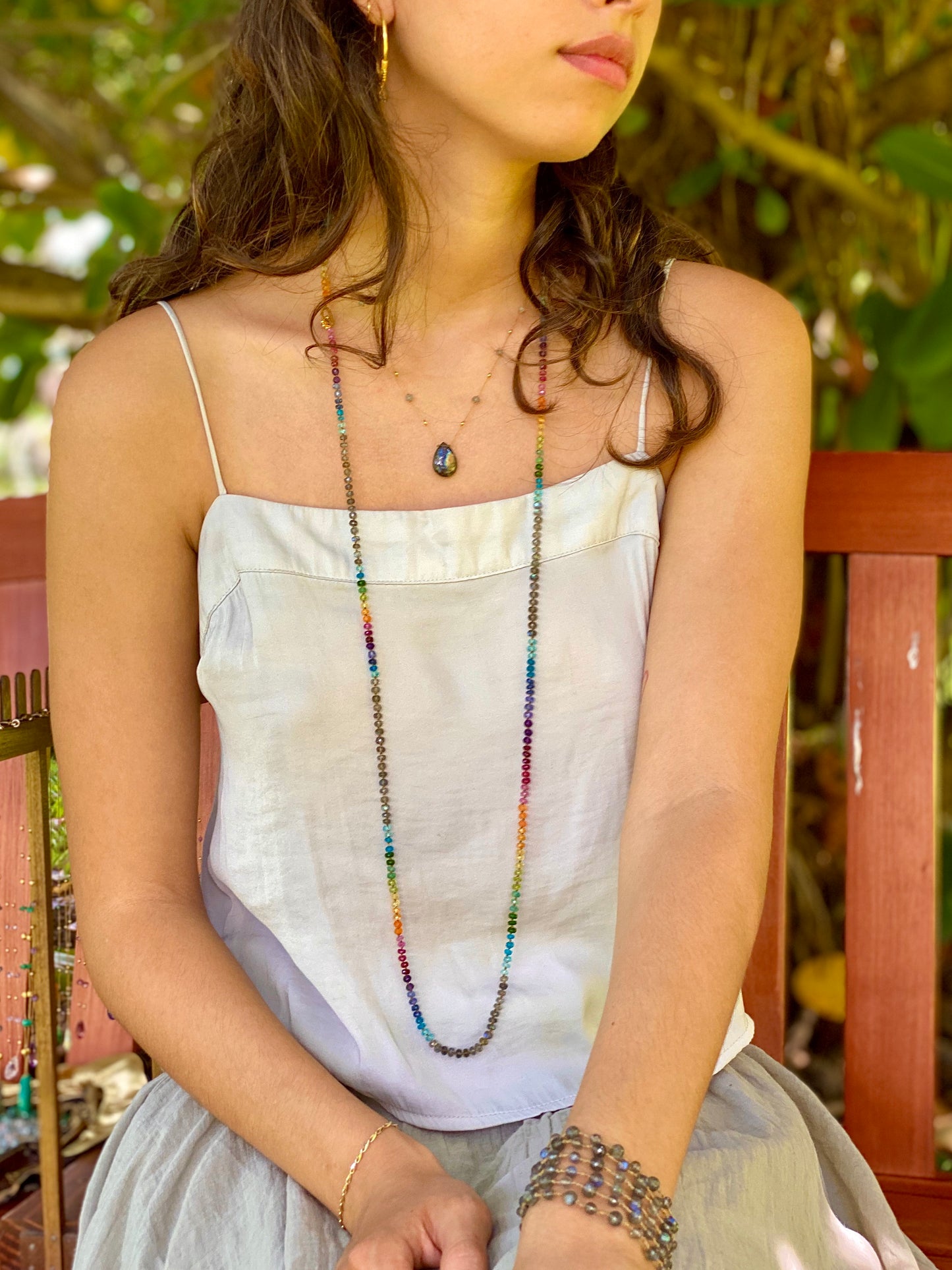Labradorite Rainbow Lei