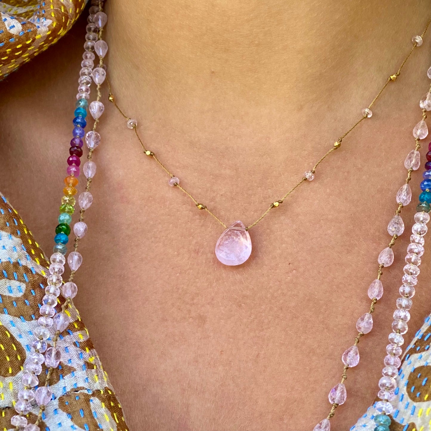 Morganite Alohi Drop