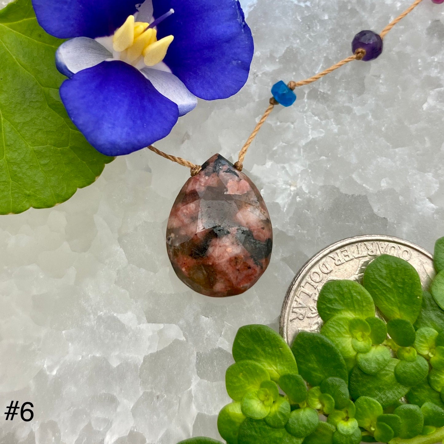 Jasper and Granite Rainbow Drops