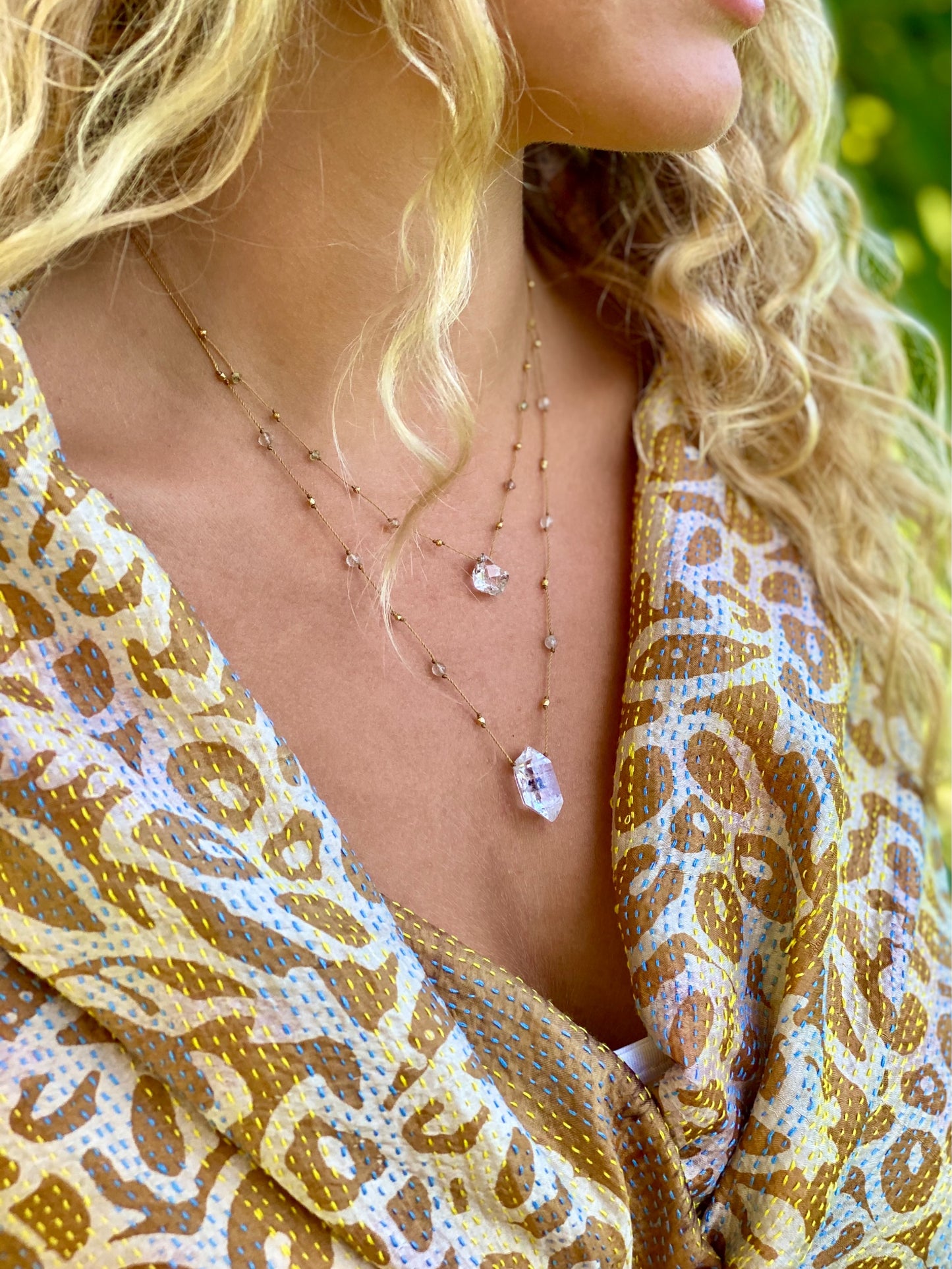 Herkimer Diamond Alohi Drop