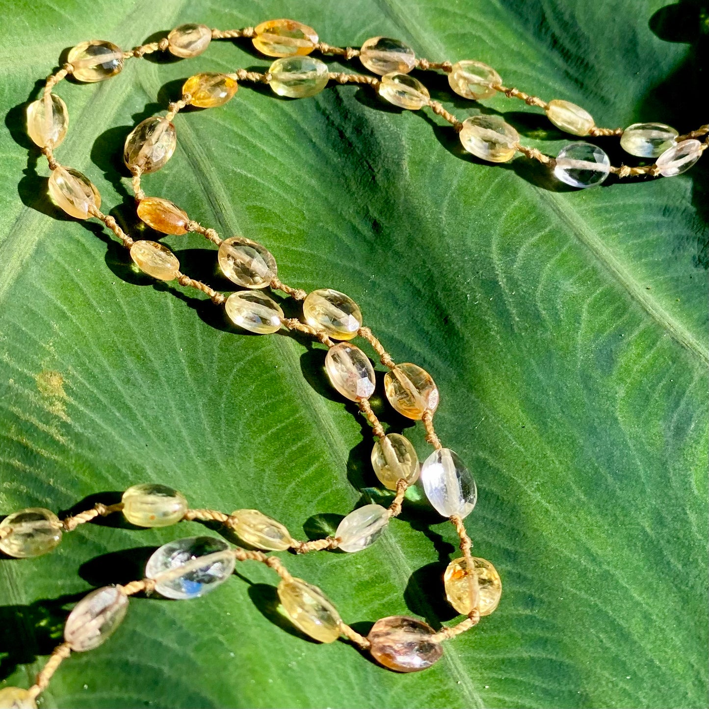 Golden Zircon Lei