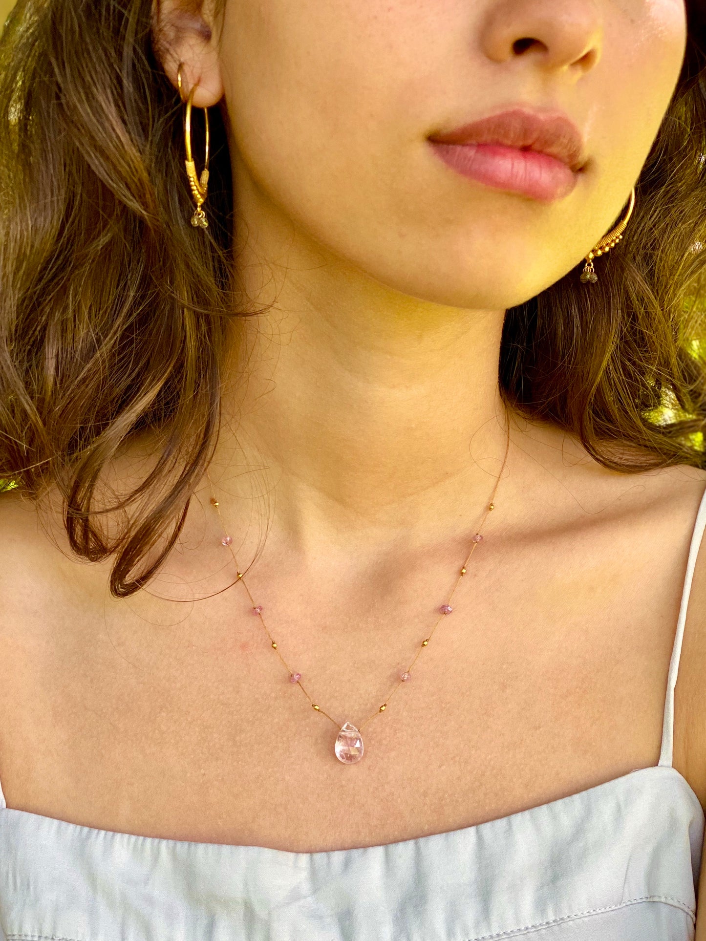 Morganite Alohi Drop