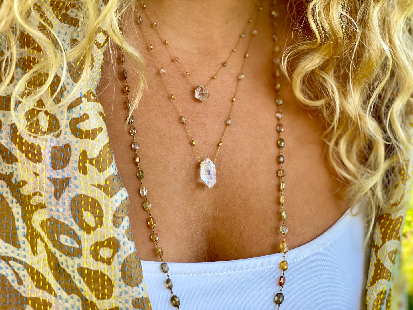 Herkimer Diamond Alohi Drop