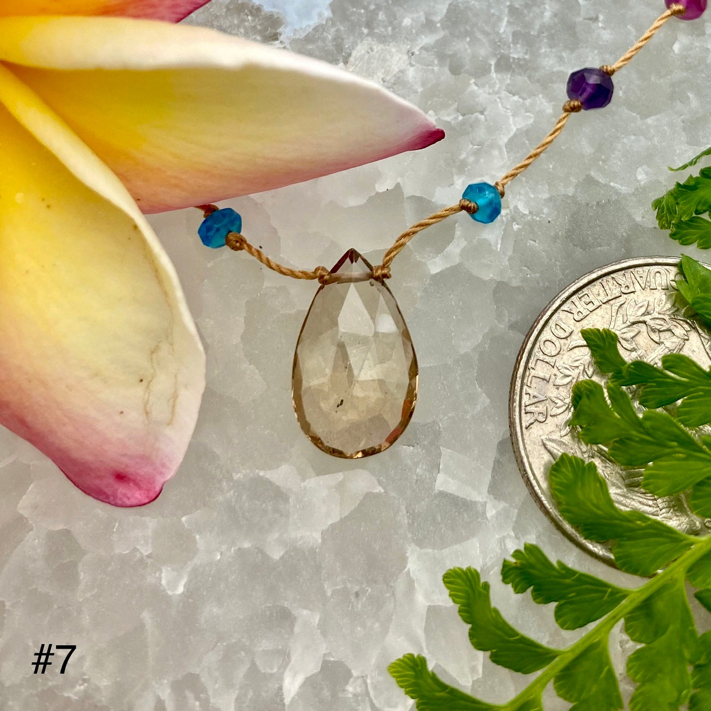 Ametrine Rainbow Drop
