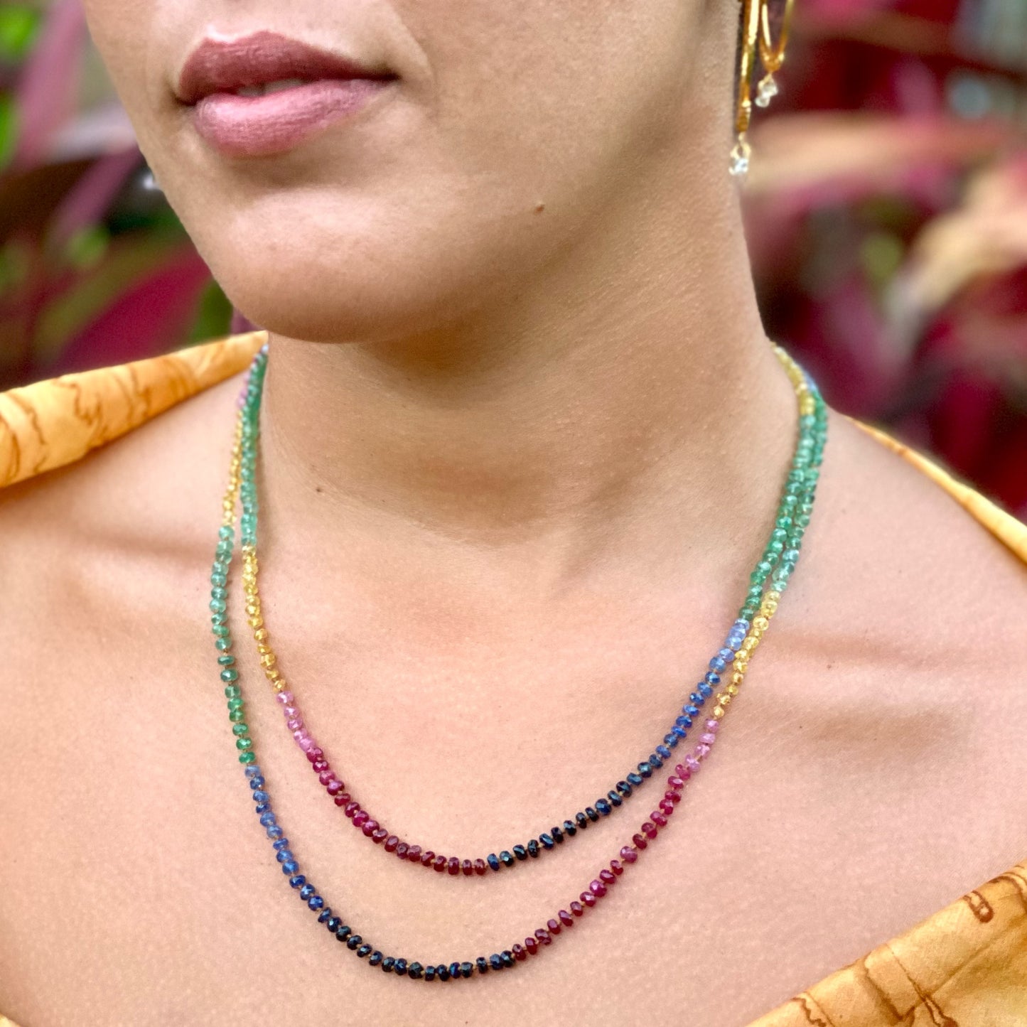 Multi Sapphire Lei