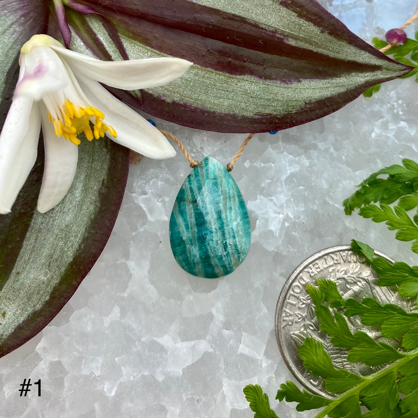 Amazonite Rainbow Drop