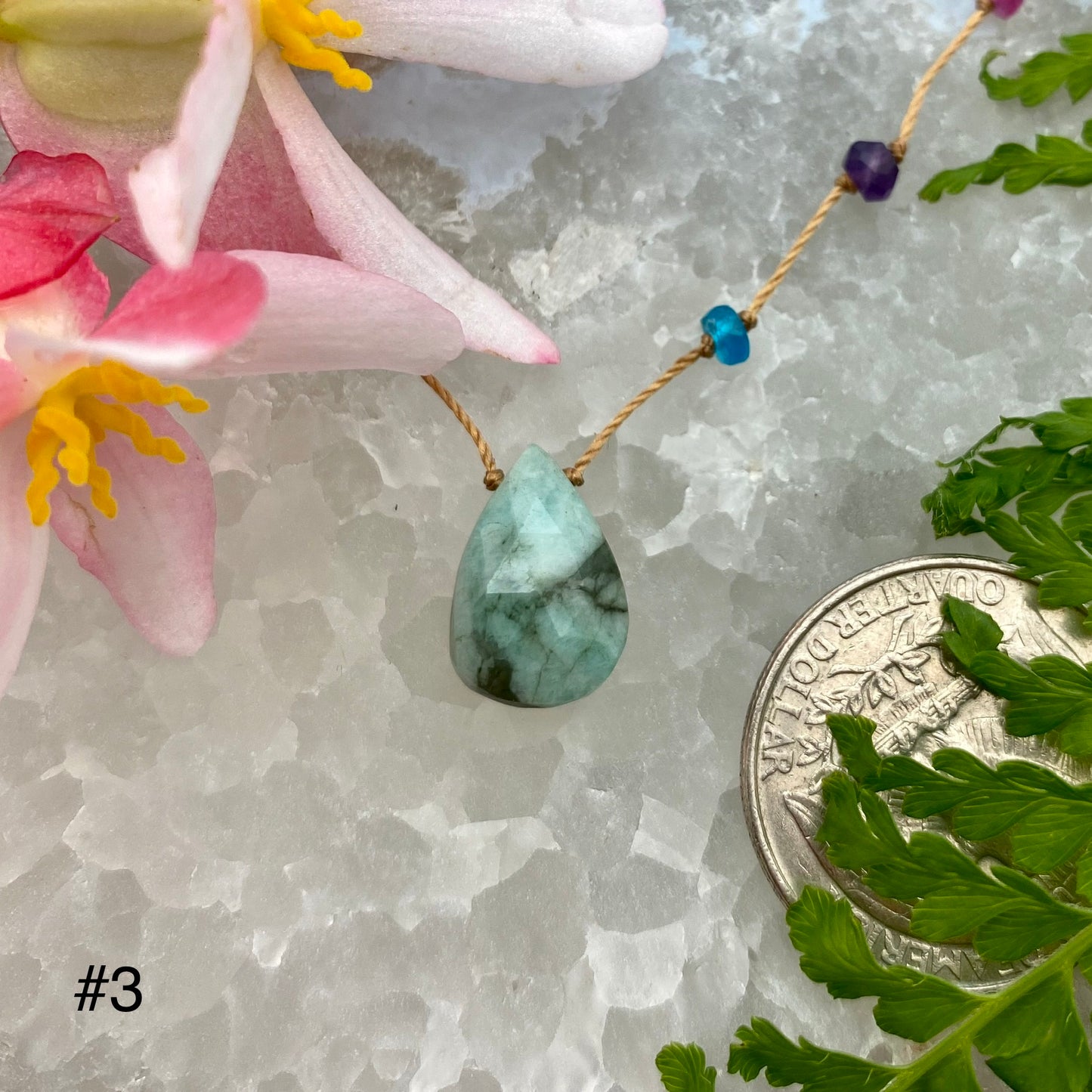 Sakota Emerald Rainbow Drop