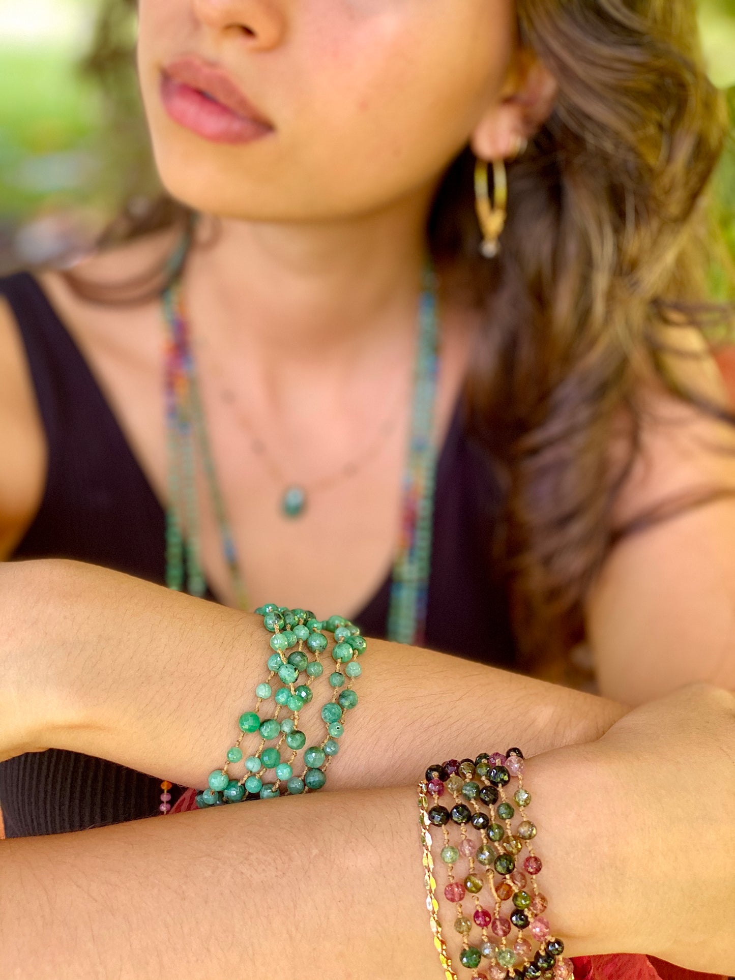 Tourmaline Mala