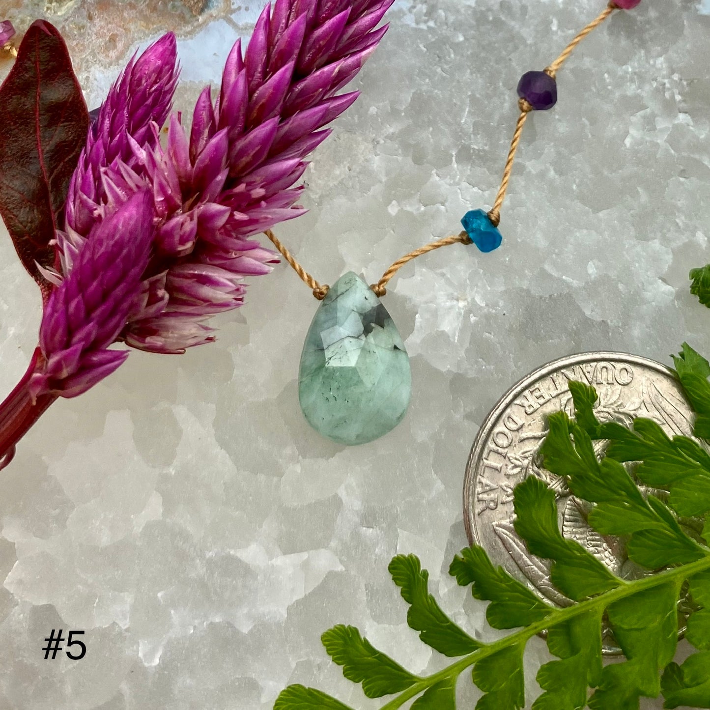 Sakota Emerald Rainbow Drop