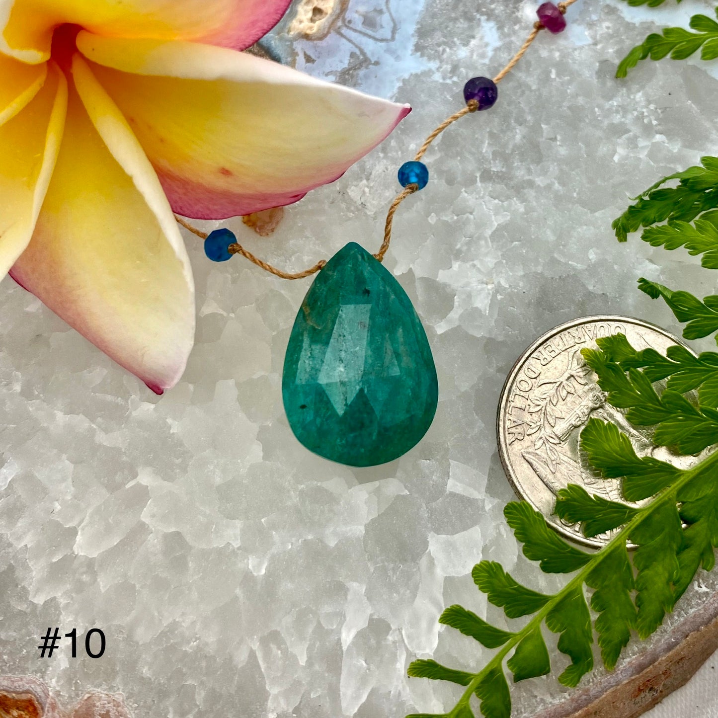 Amazonite Rainbow Drop