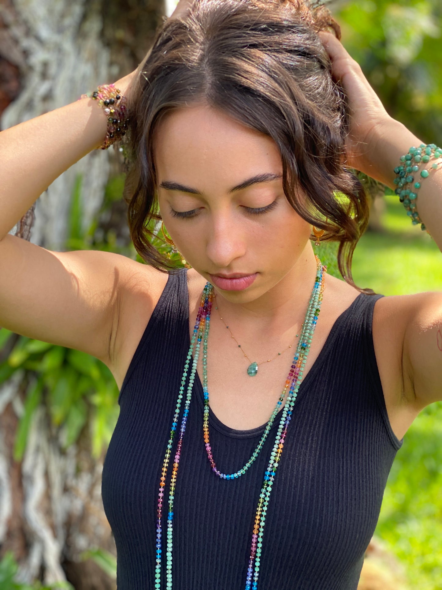 Sakota Emerald Mala