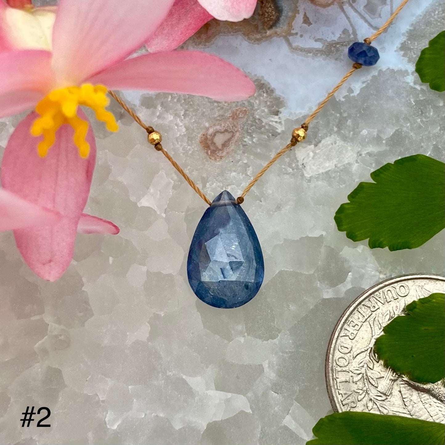 Blue Sapphire Alohi Drop