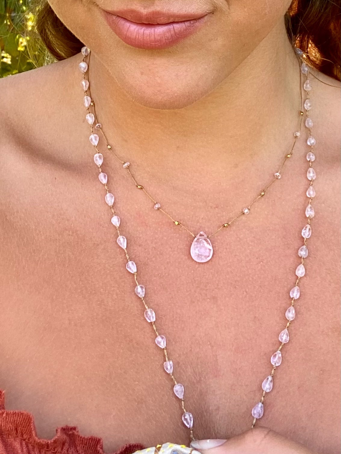 Morganite Alohi Drop