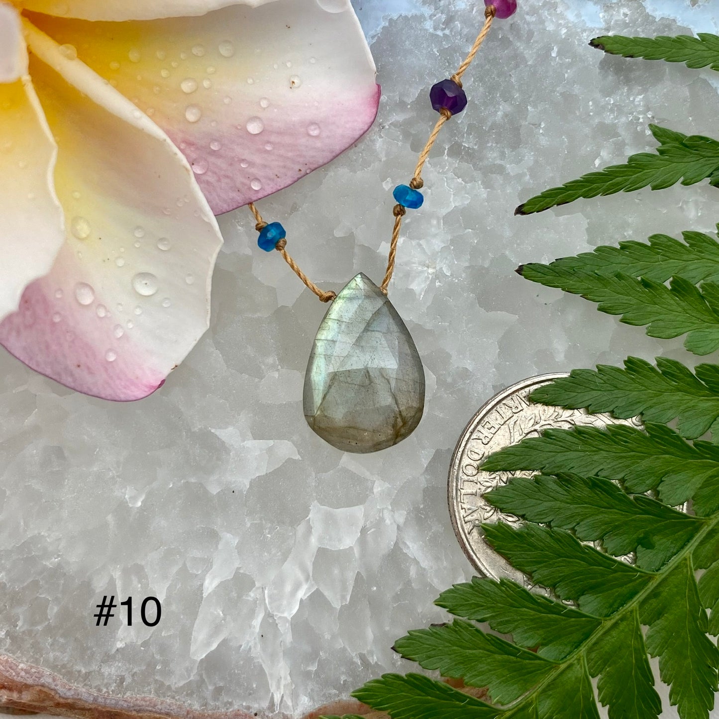 Labradorite Rainbow Drop