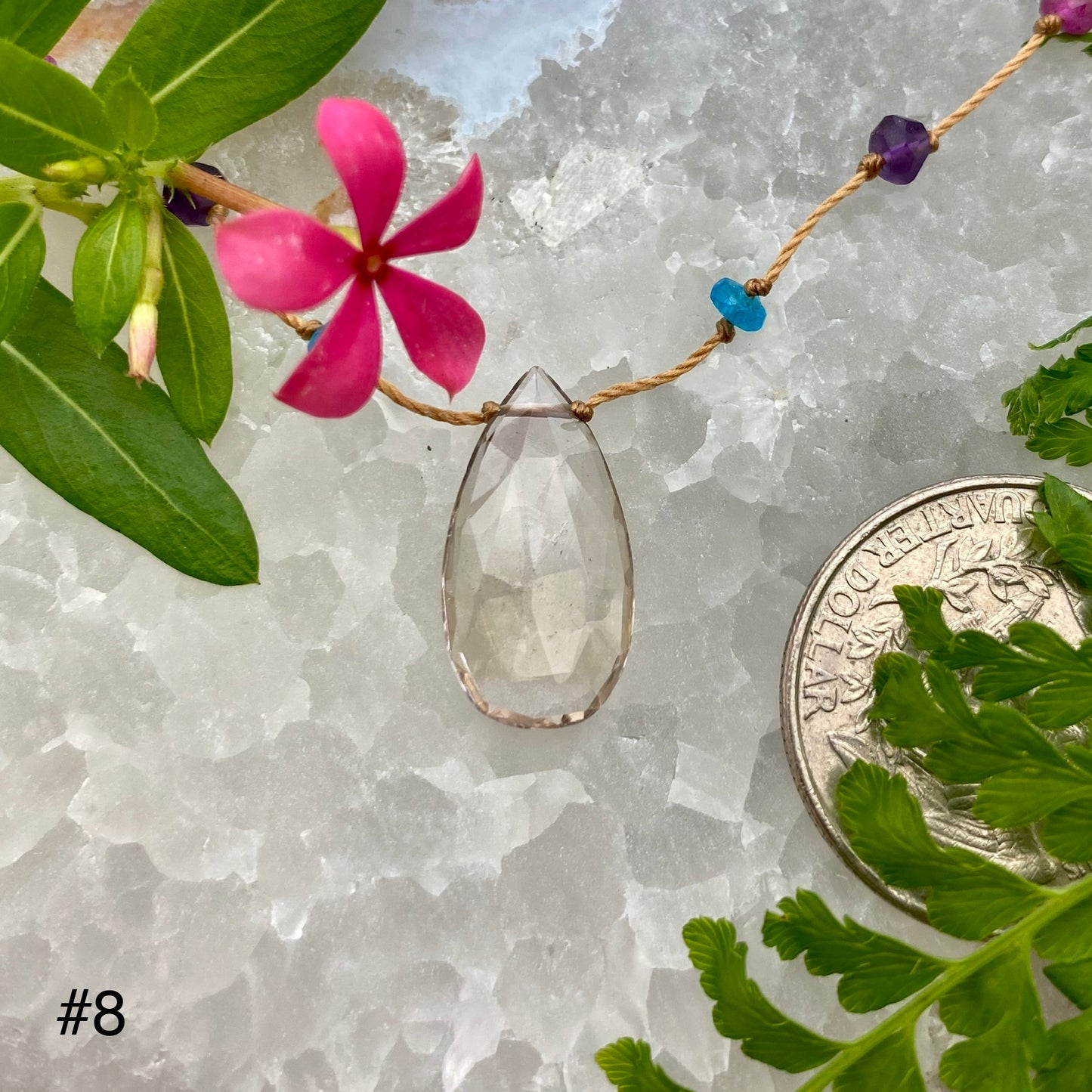 Ametrine Rainbow Drop