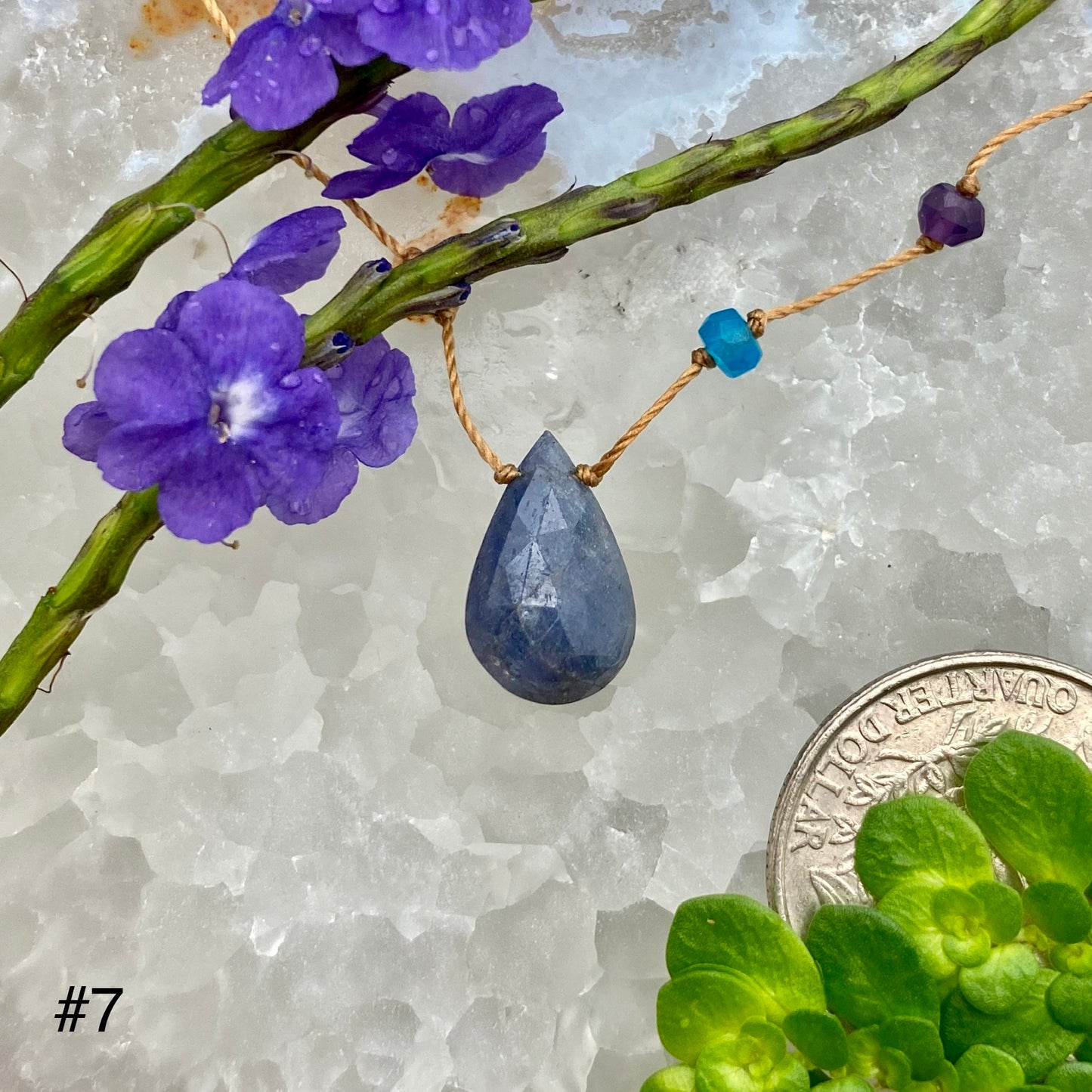 Tanzanite Rainbow Drop