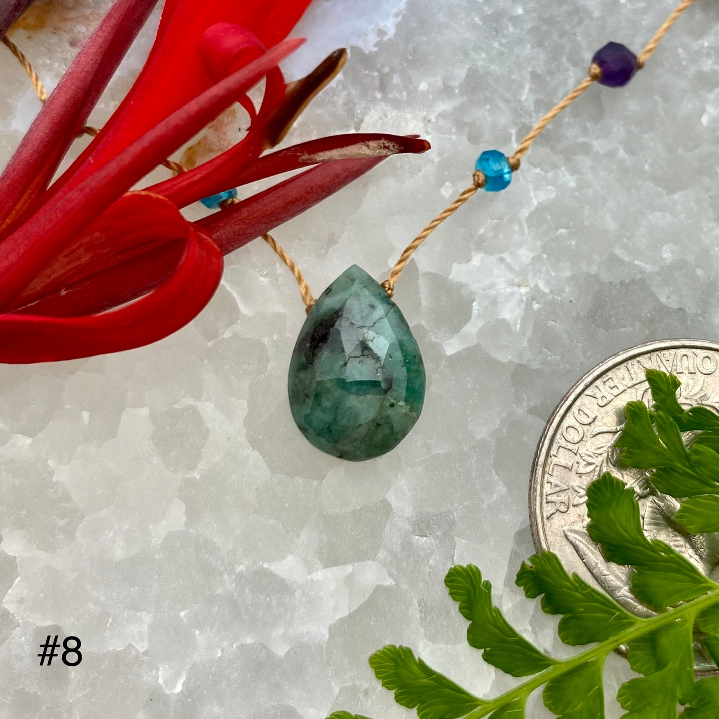Sakota Emerald Rainbow Drop