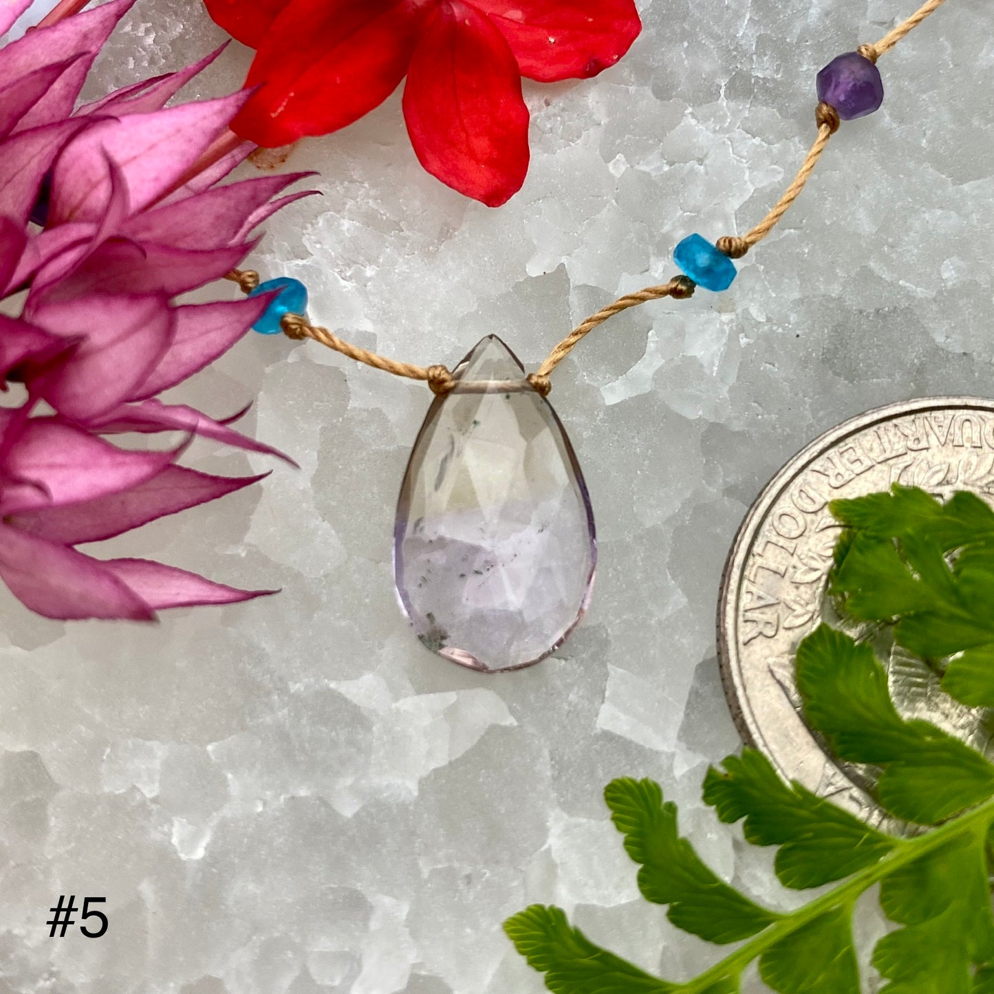 Ametrine Rainbow Drop