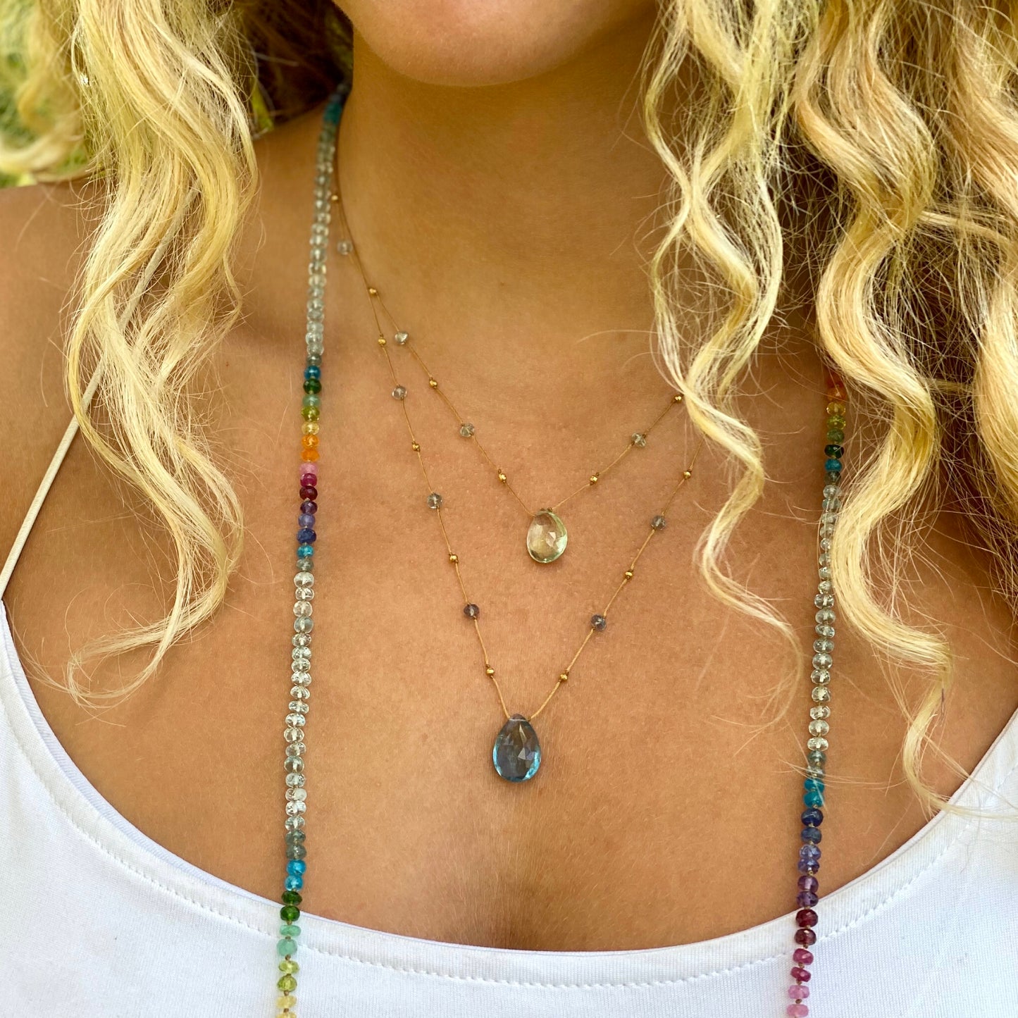 Teal Fluorite Alohi Drop