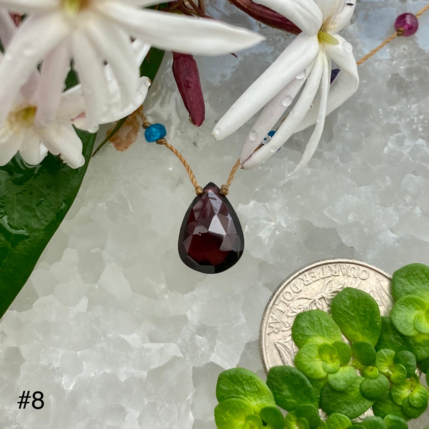 Garnet Rainbow Drop
