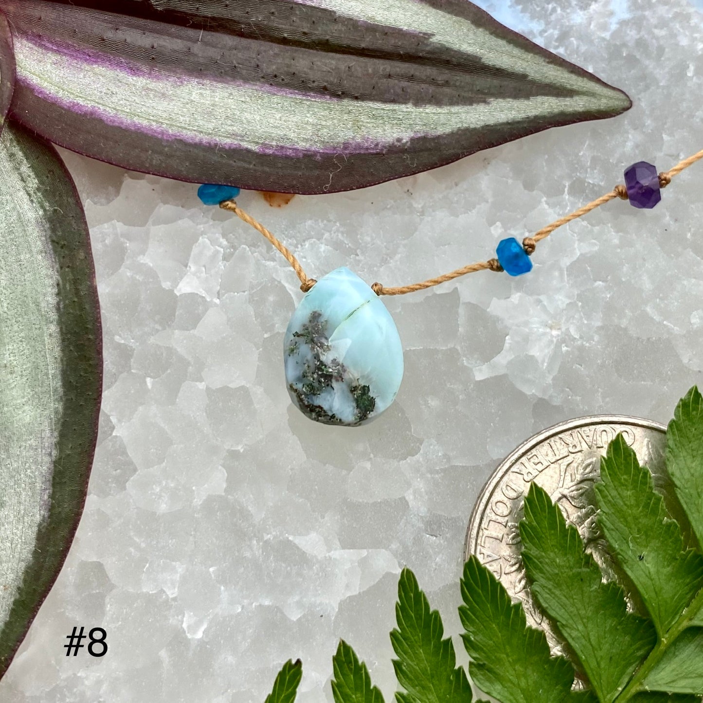 Larimar Rainbow Drop
