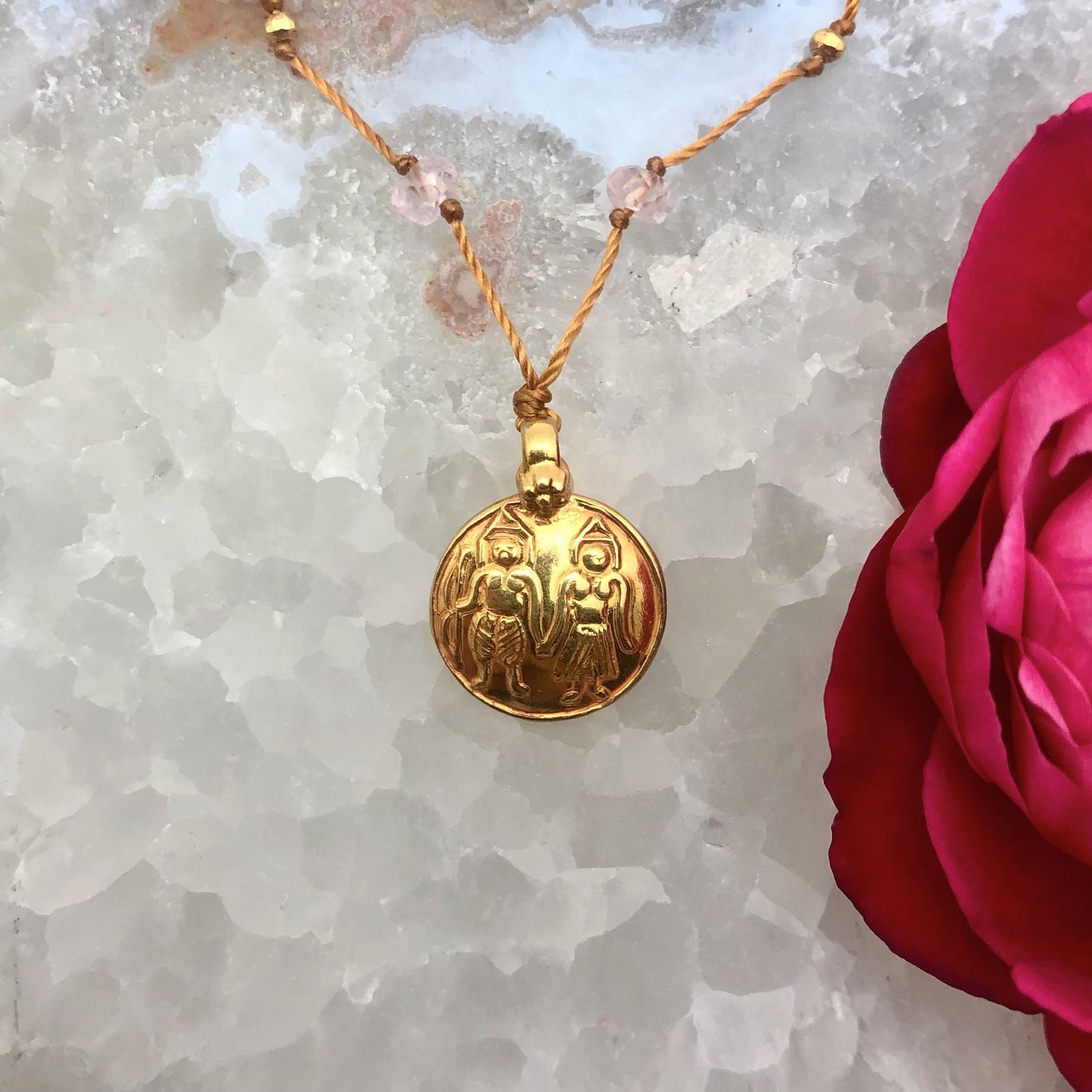 Gold Ganesha with Diamond
