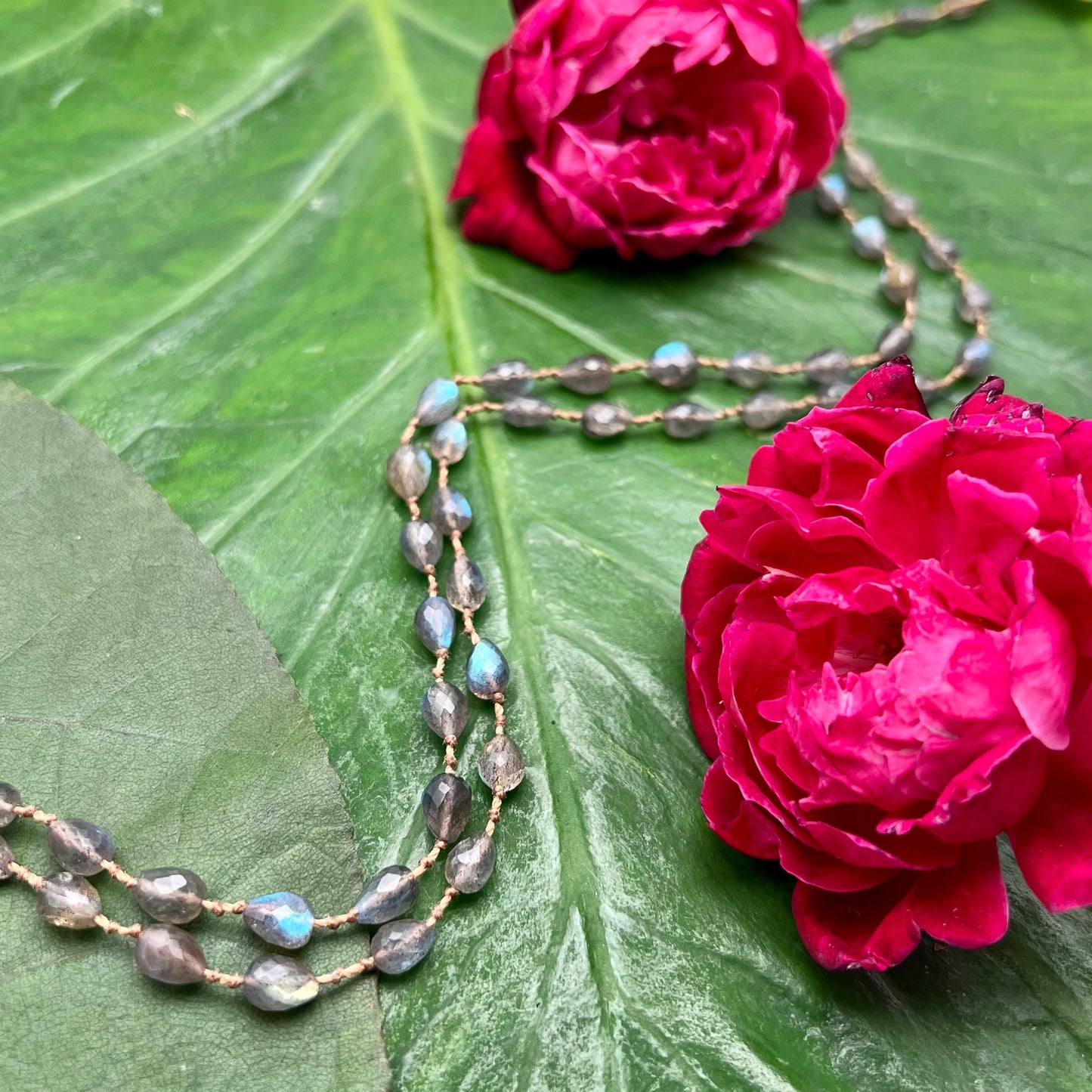 Labradorite Drop Lei