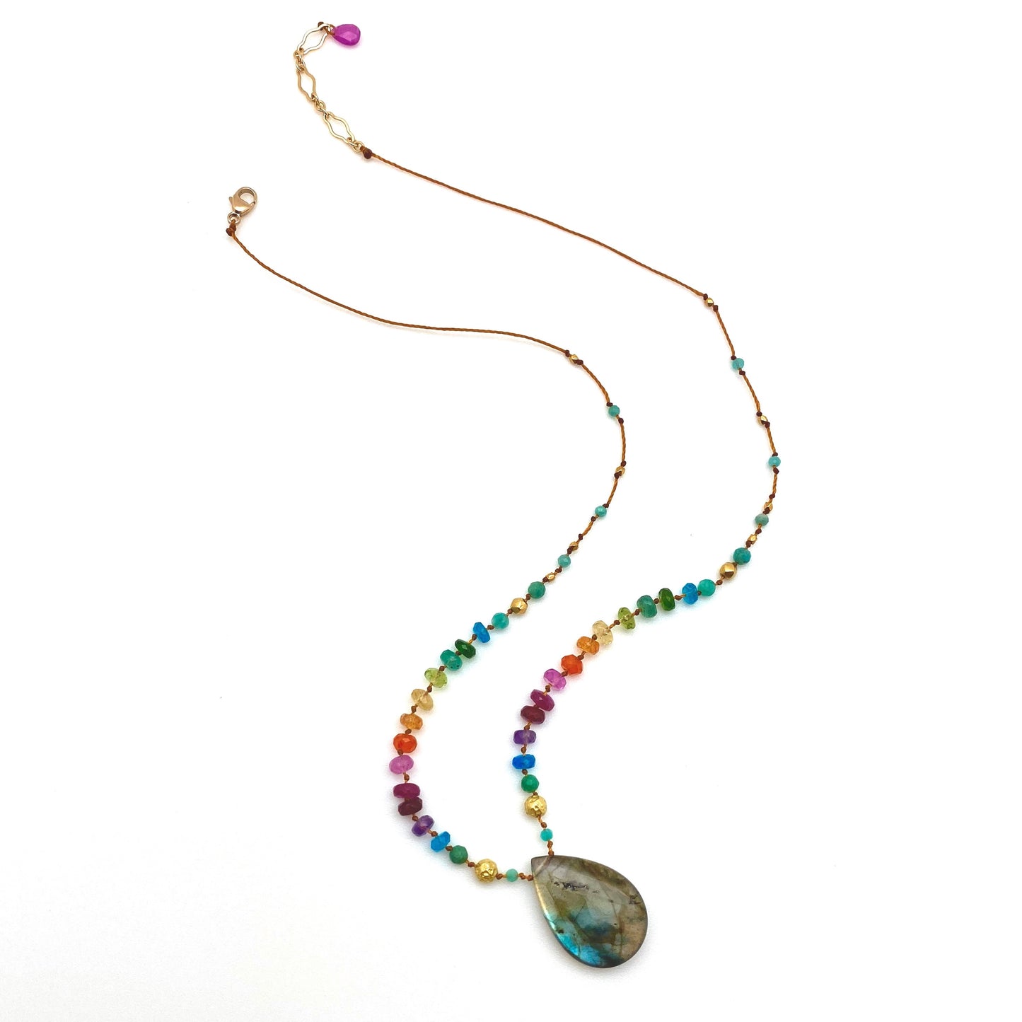 Labradorite & Gold Rainbow Mana
