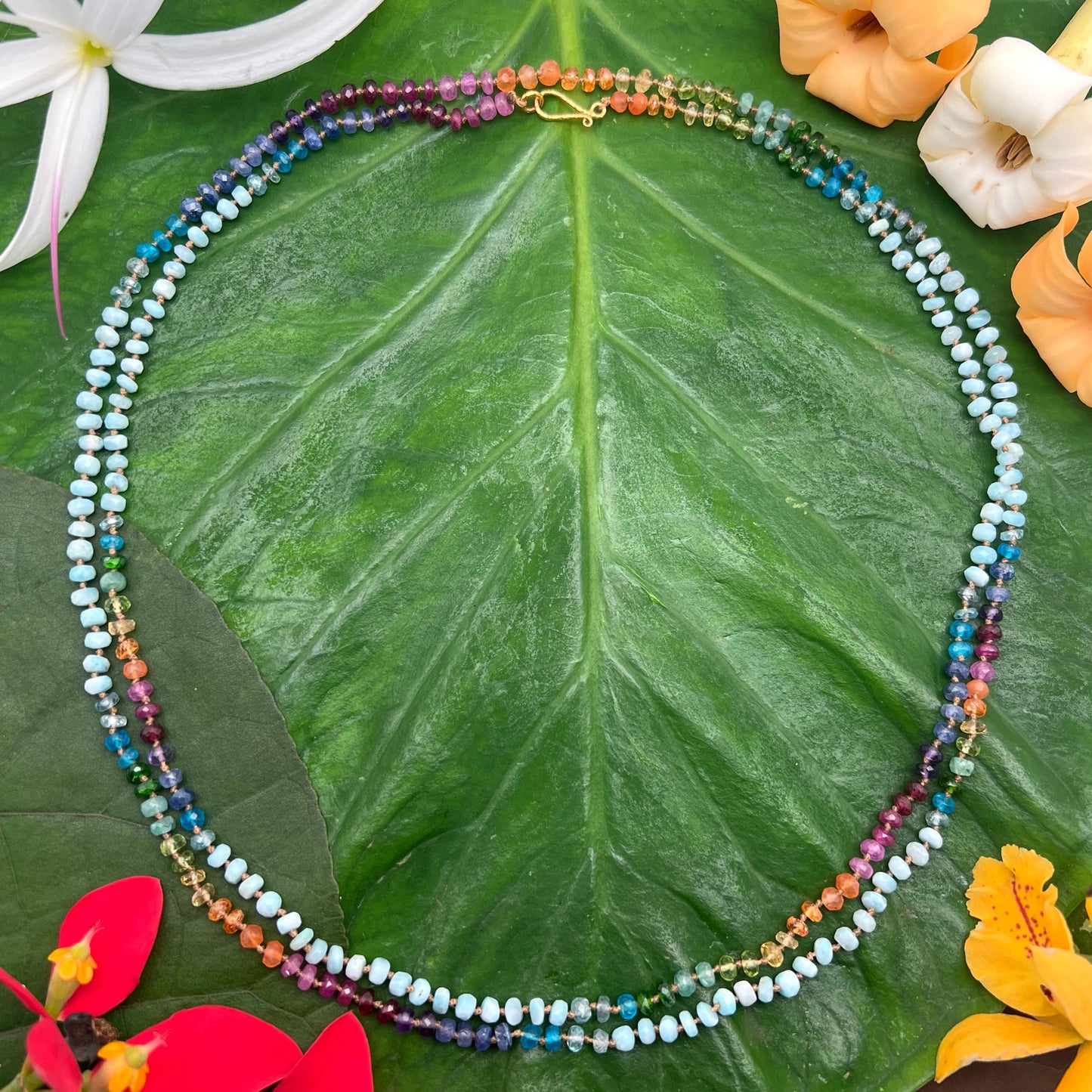 Larimar Rainbow Lei