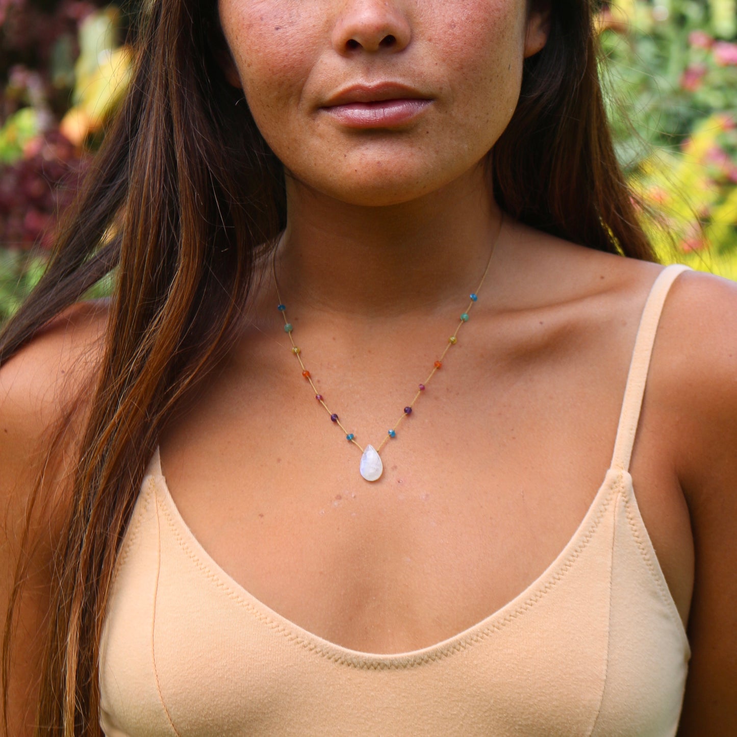 Moonstone Rainbow Drop