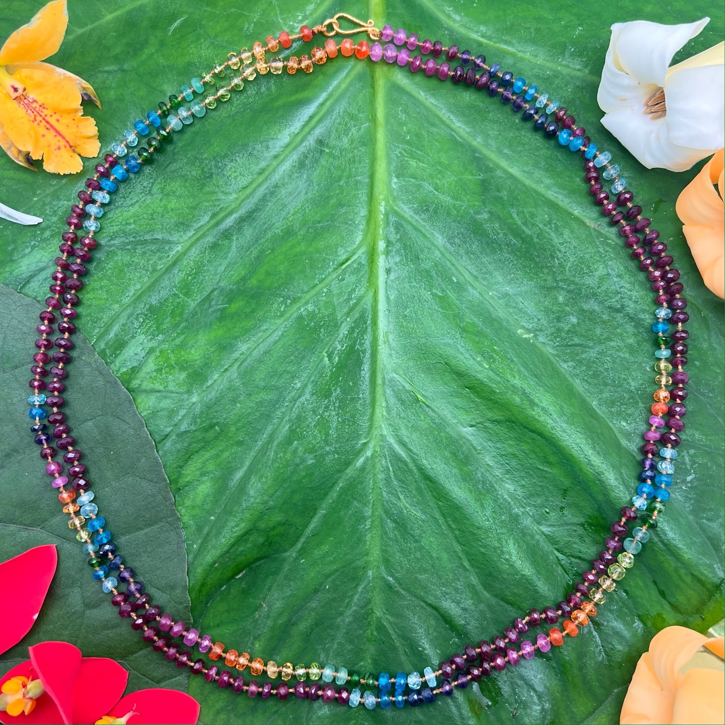 Ruby Rainbow Lei