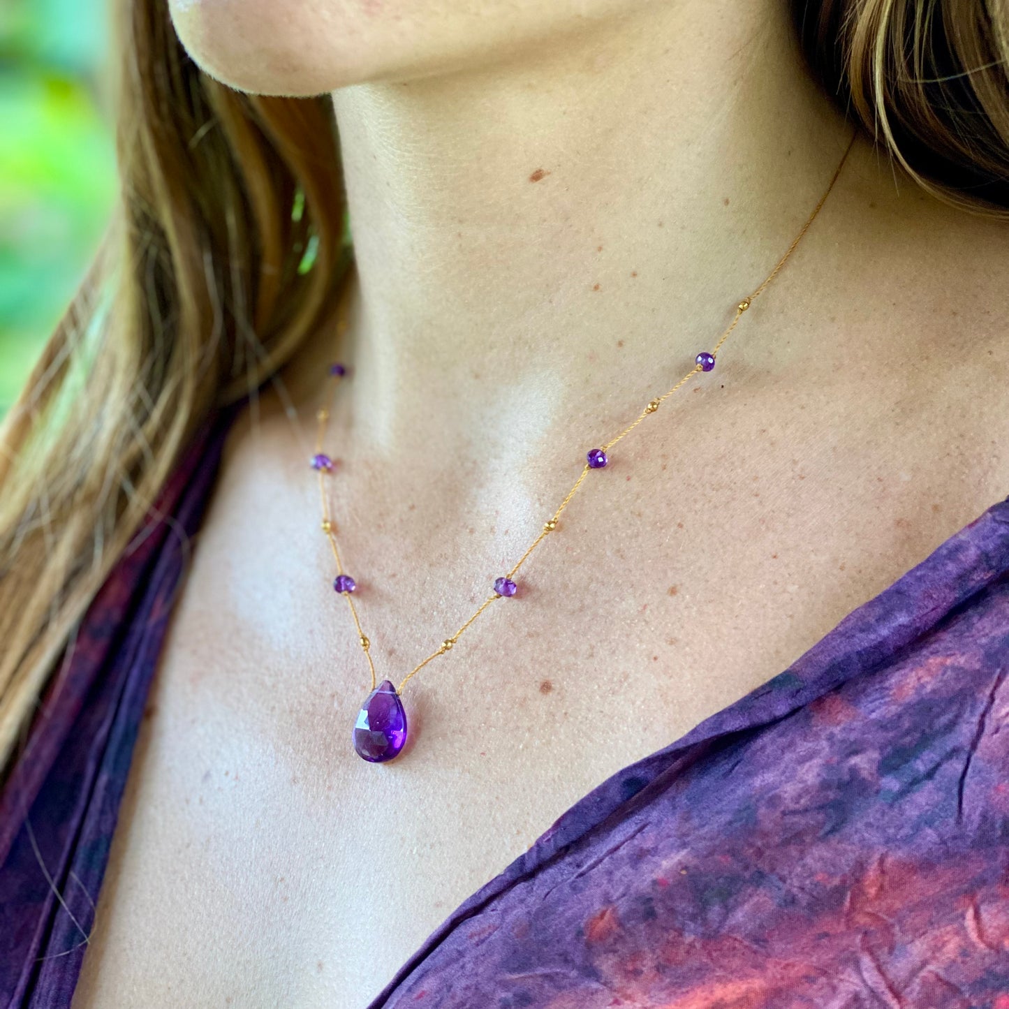 Amethyst Alohi Drop