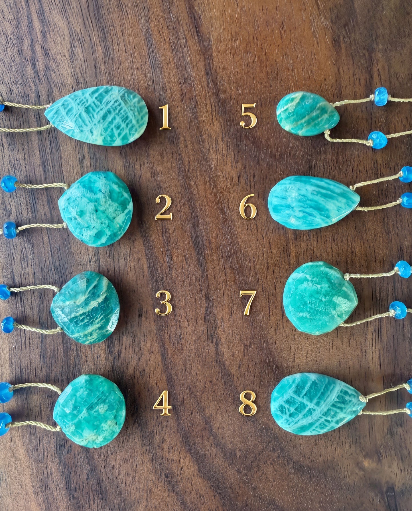 Amazonite Rainbow Drop