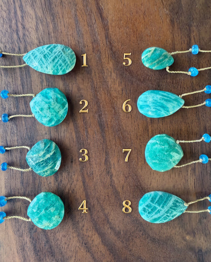 Amazonite Rainbow Drop