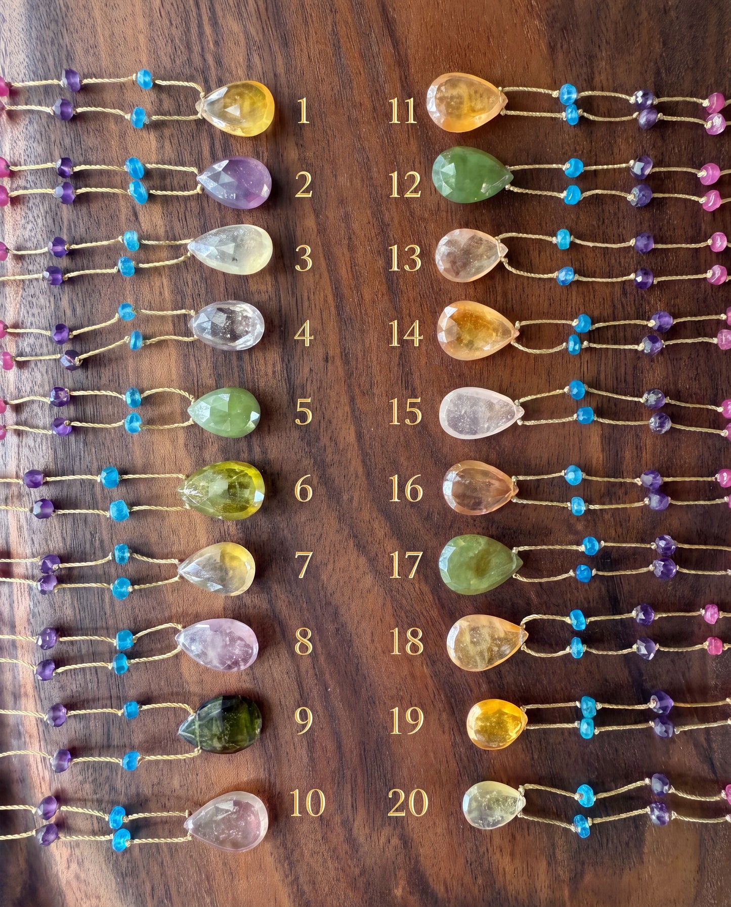 Varied Sapphire Rainbow Drop