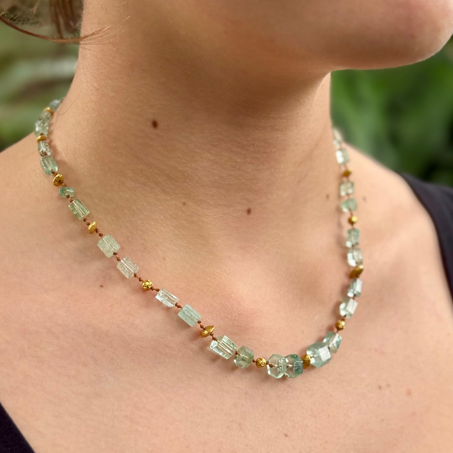 Russian Emerald & Gold Necklace